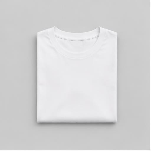 Playera blanca de algodón