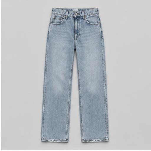 Jeans de mezclilla lavados